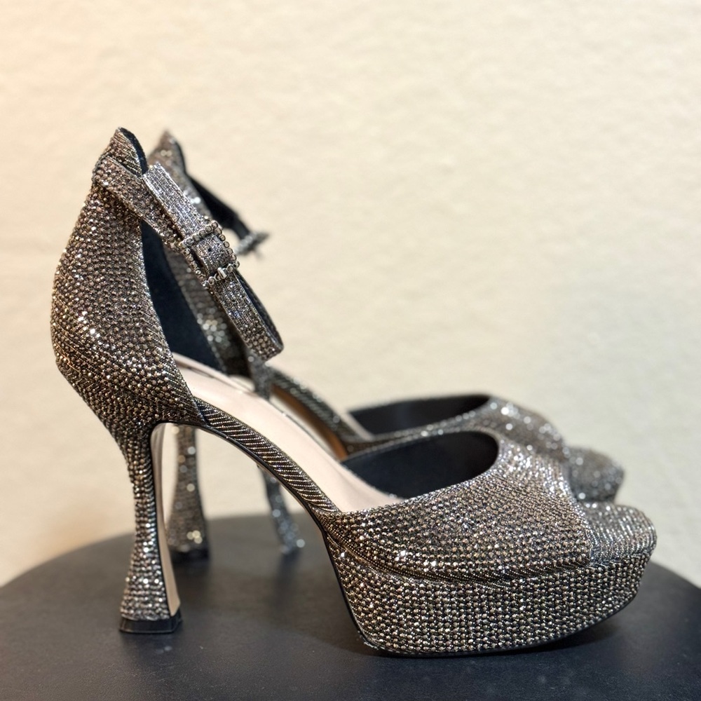 Mix No 6 Shimmer platform heels
